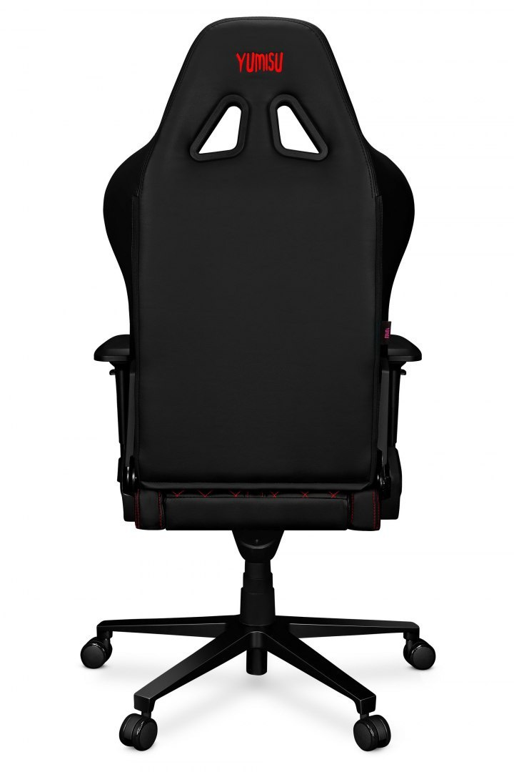 Fotel gamingowy Yumisu 2050 (czarno-czerwony)