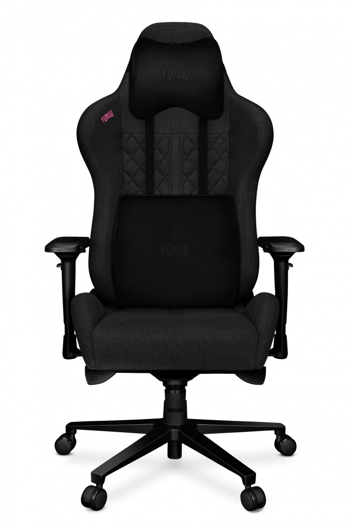 Fotel gamingowy Yumisu 2050 (czarny), tkanina