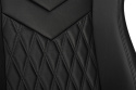 Fotel gamingowy Yumisu 2053 (czarny) skóra