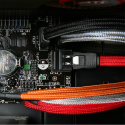 BitFenix Przedłużacz 6-Pin PCIe 45cm - czerwono-czarny (BFA-MSC-6PEG45RK-RP)