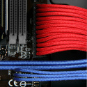 BitFenix Przedłużacz ATX 24-Pin 30cm - czerwono-czarny (BFA-MSC-24ATX30RK-RP)