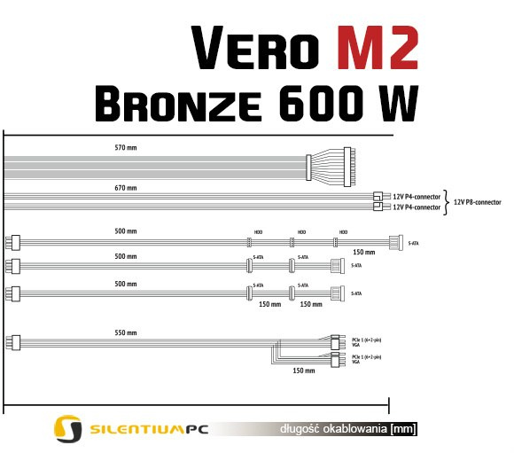SilentiumPC Vero M2 Bronze 600W (SPC166)