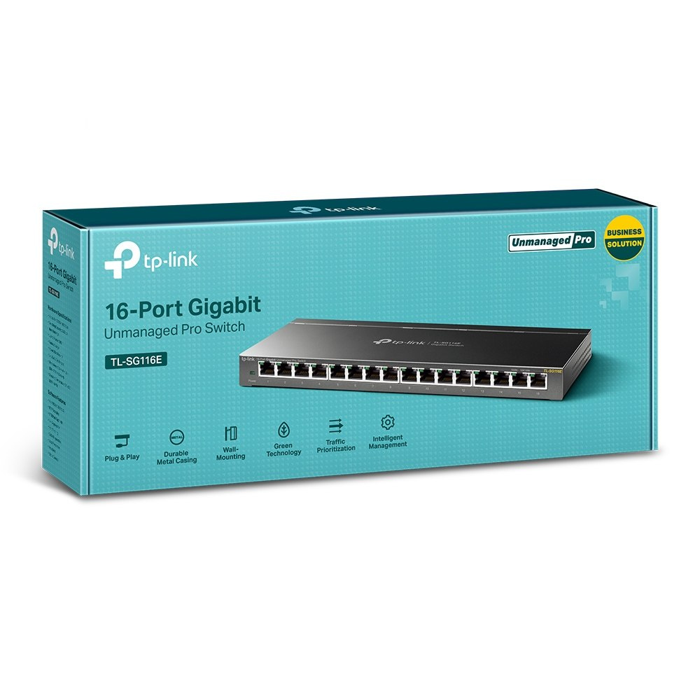 Switch TP-Link 16p TL-SG116E