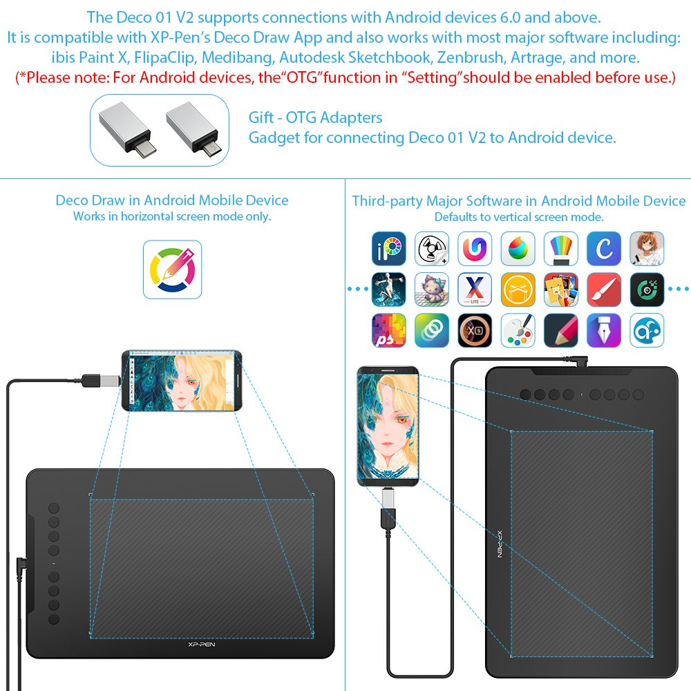Tablet graficzny XP-PEN Deco 01 V2