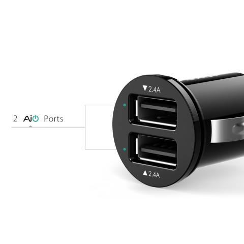 Ładowarka samochodowa AUKEY CC-S1 2x USB