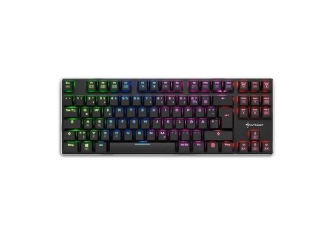 Klawiatura Sharkoon PureWriter TKL RGB Kailh Red