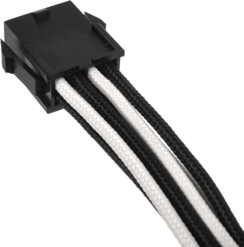 PHANTEKS Zestaw kabli zasilających 24-pin/4+4-pin/2x 6+2-pin 50cm czarno-biały (PH-CB-CMBO_BW)