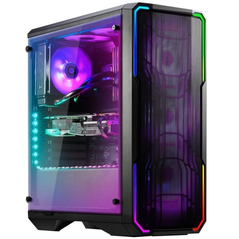 BitFenix Enso Mesh RGB Tempered Glass Black