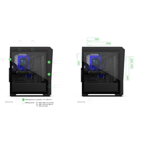 Obudowa SilentiumPC Gladius GD8 TG ARGB