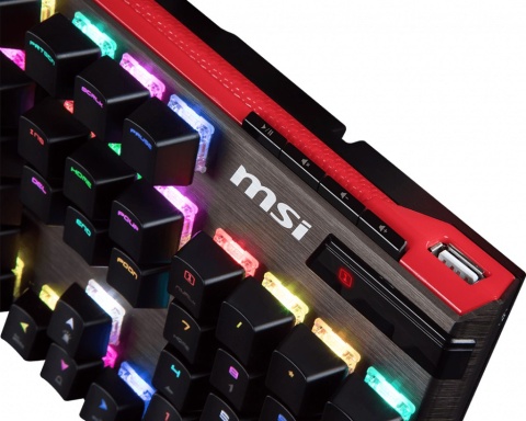 Klawiatura MSI Vigor GK80 Cherry MX SILVER SPEED RGB