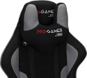Fotel gamingowy PRO-GAMER Maveric+ Czarno-szary