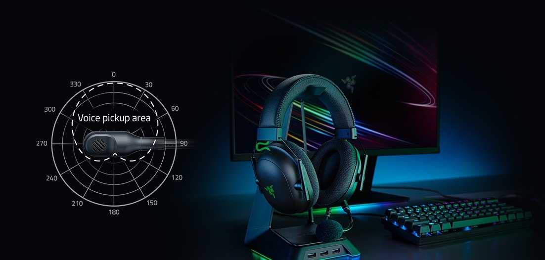 Razer BlackShark V2 mikrofon kardioidalny